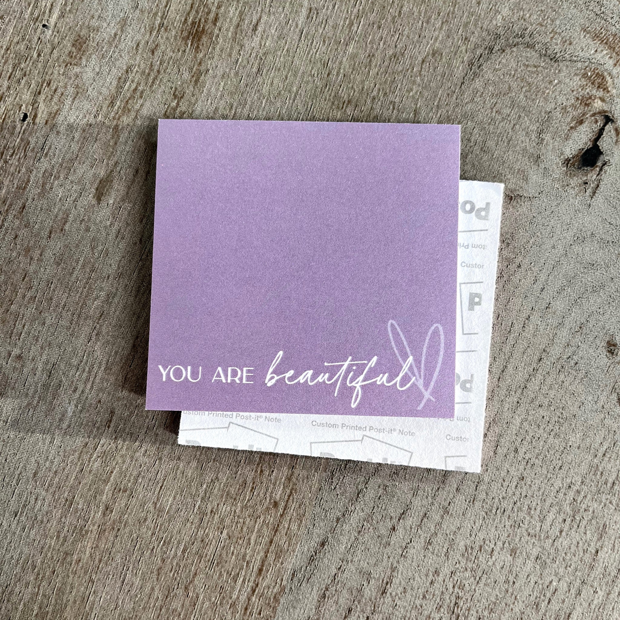 "You Are Beautiful" Post-it Note